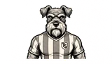 Perro schnauzer de El Tío Sabe, bestia del Atlético de San Luis